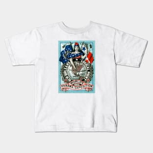 1915 New Orleans Panama Exposition Kids T-Shirt
